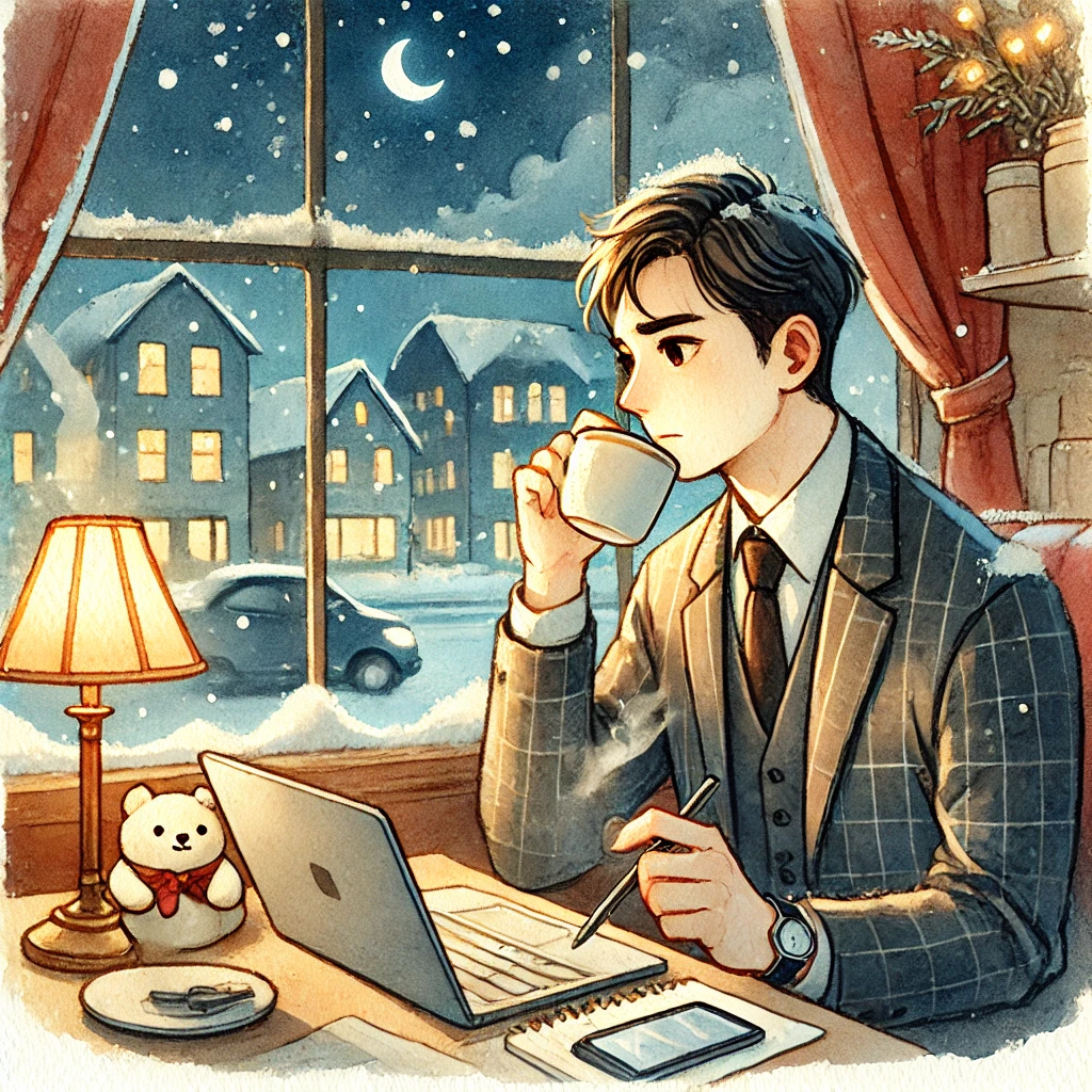 투자 성향을 찾는 직장인 일러스트 투자 성향에 맞춘 글로벌 분산 투자