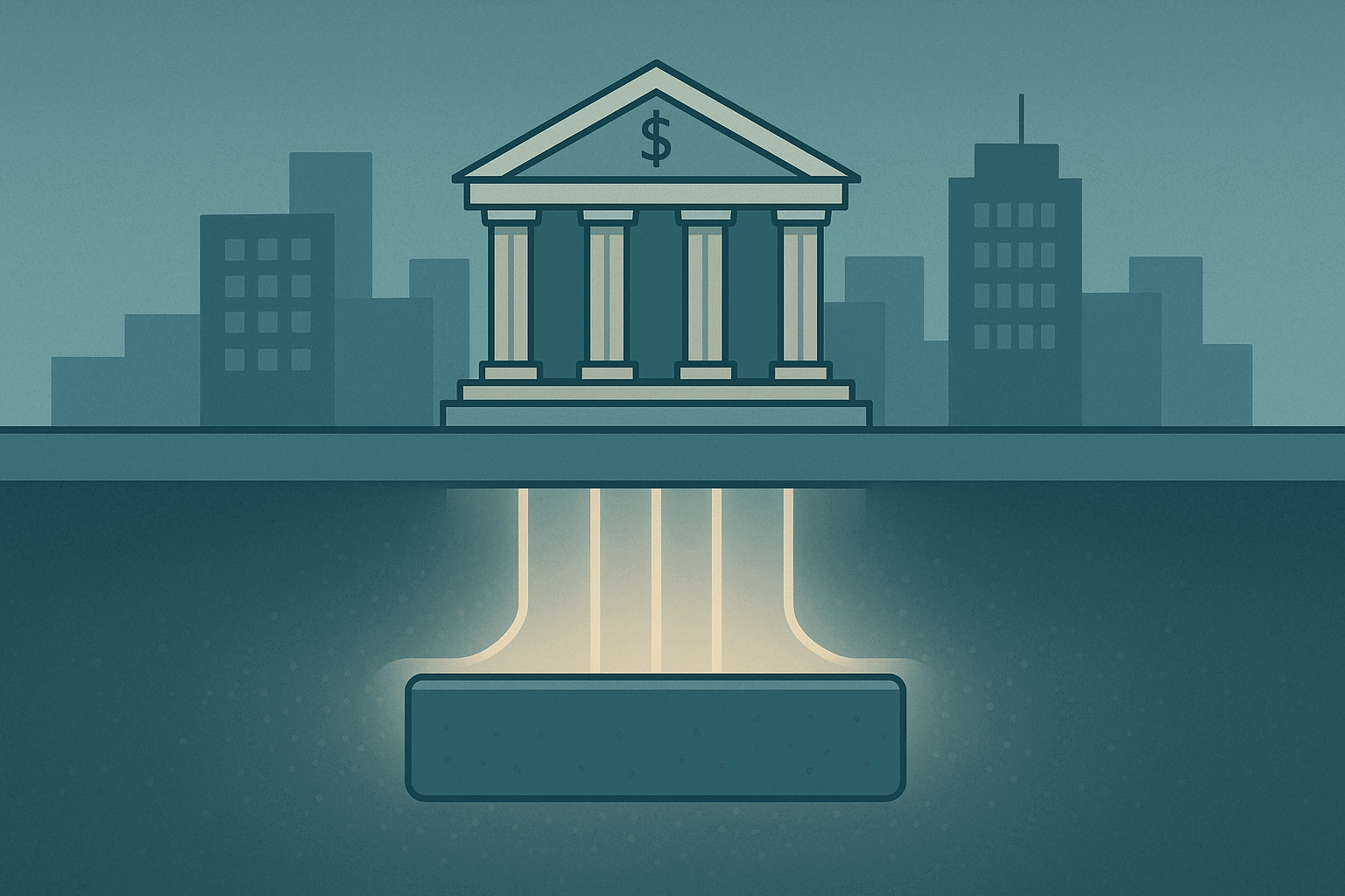 기존 금융을 무너뜨리는 것이 아닌 기초로 확장되는 구조